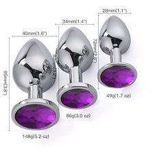 Load image into Gallery viewer, Runyu Smooth  Anal Toys Metal Butt Plug Masturbator for Man Anal Vibrators Anal Plug Private Goods for Men Adult Toys Sex Shop